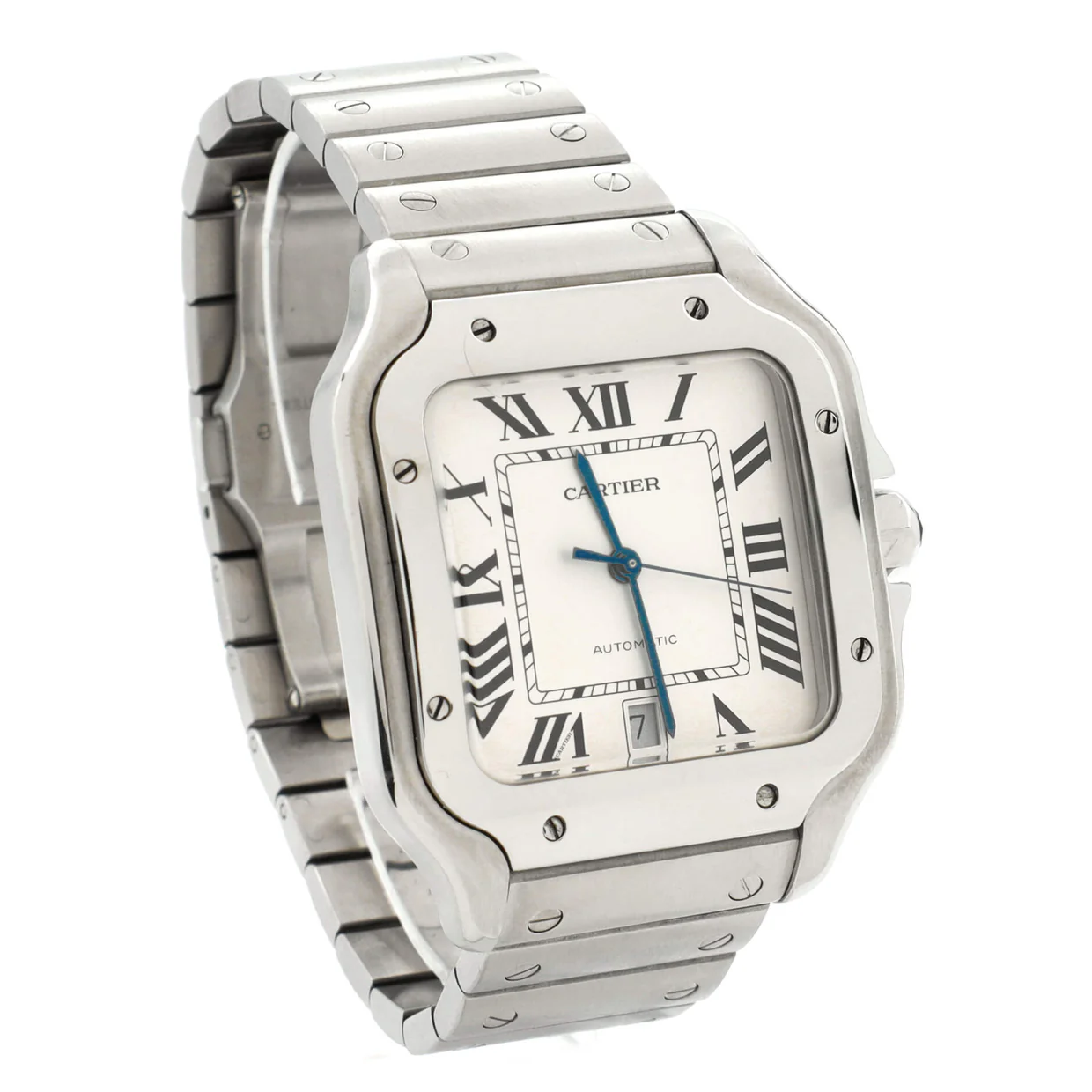 Santos de Cartier Automatic Watch Stainless Steel 40 - Deep Luxury