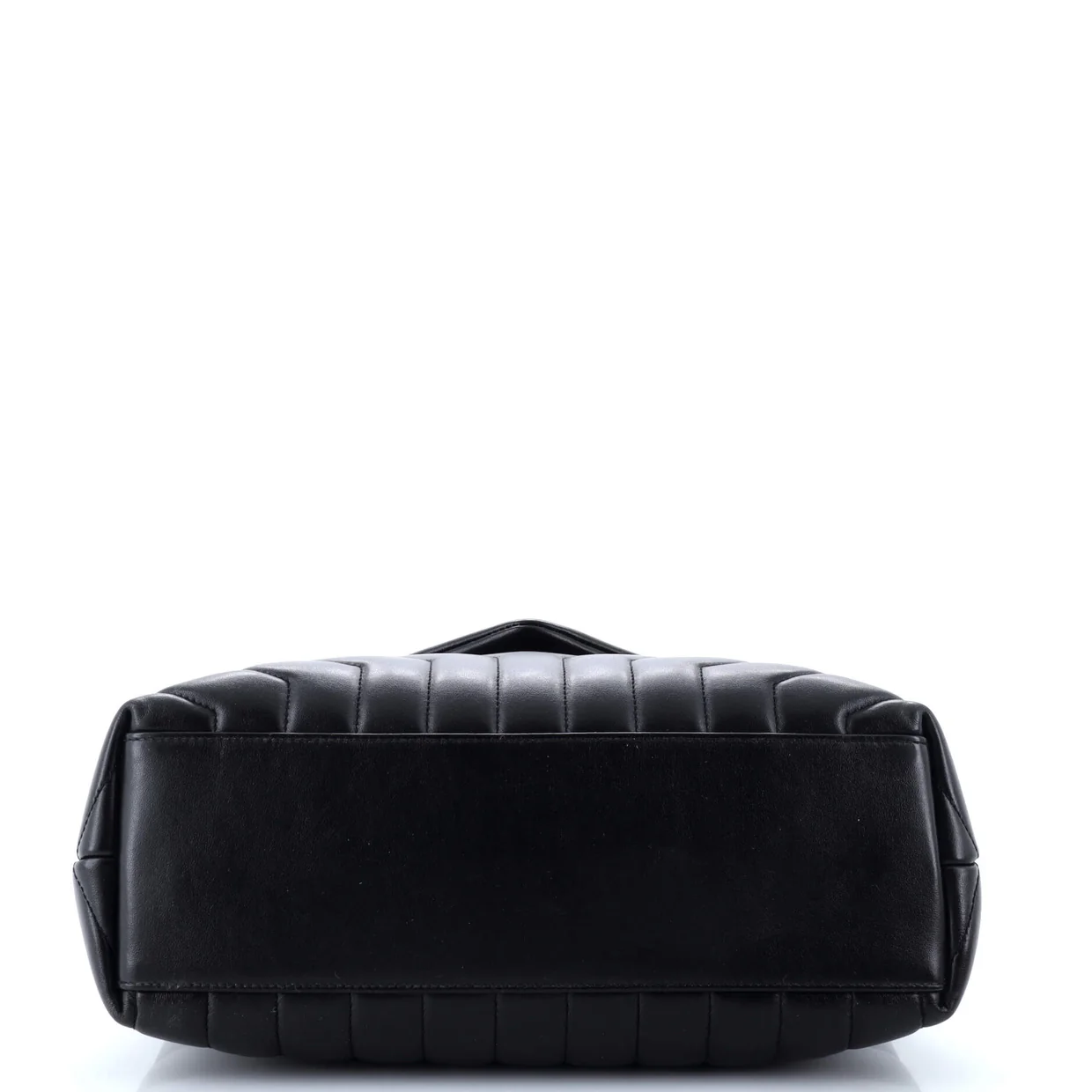 Loulou Shoulder Bag Matelasse Chevron Leather Medium - Deep Luxury