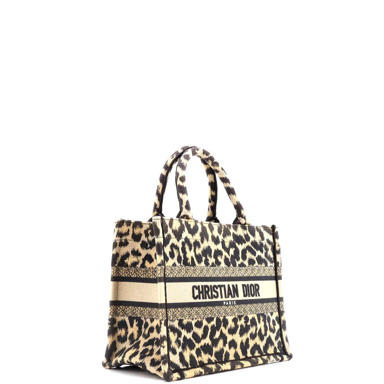 Book Tote Mizza Embroidered Canvas Small - Deep Luxury