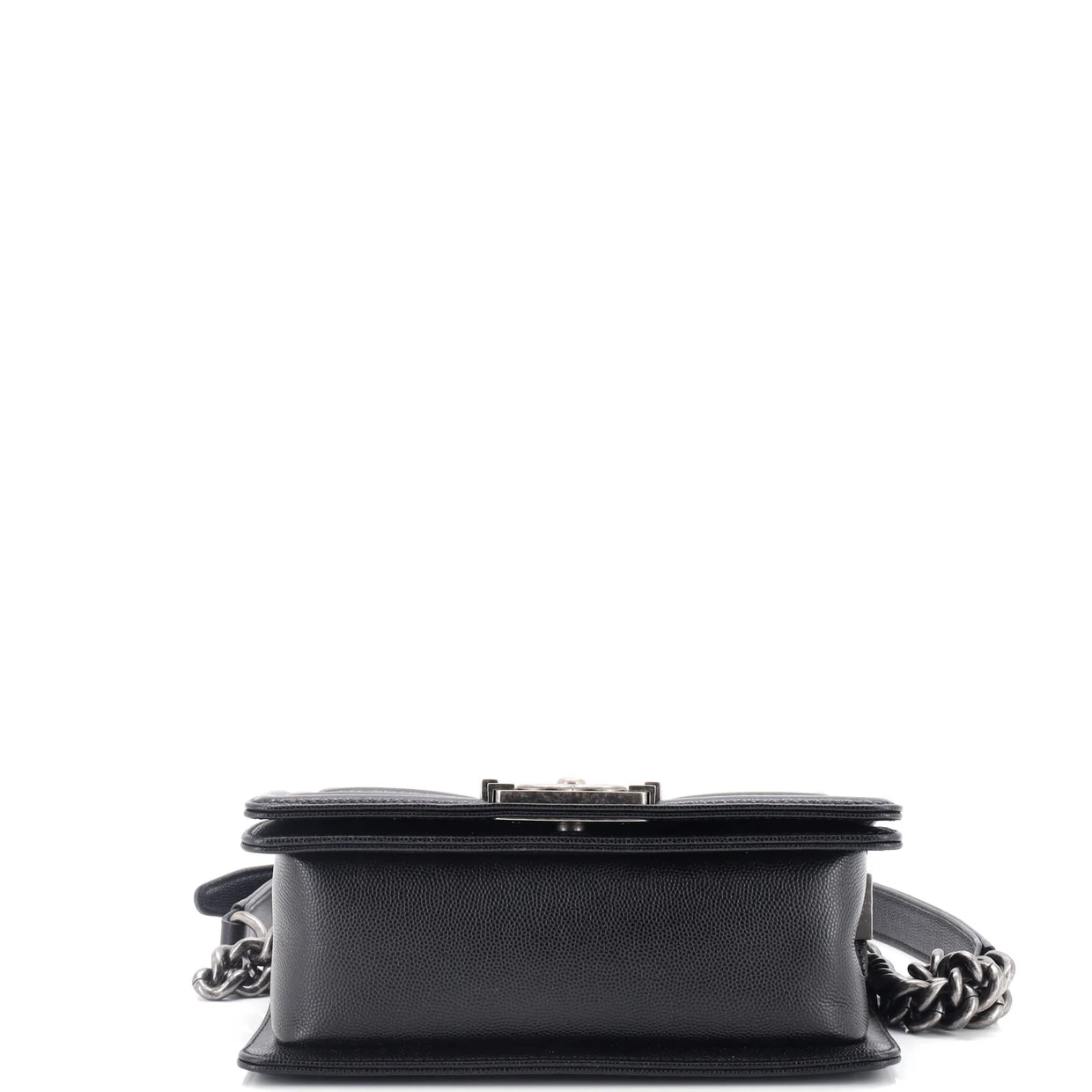 Boy Flap Bag Quilted Caviar Small - Deep Luxury