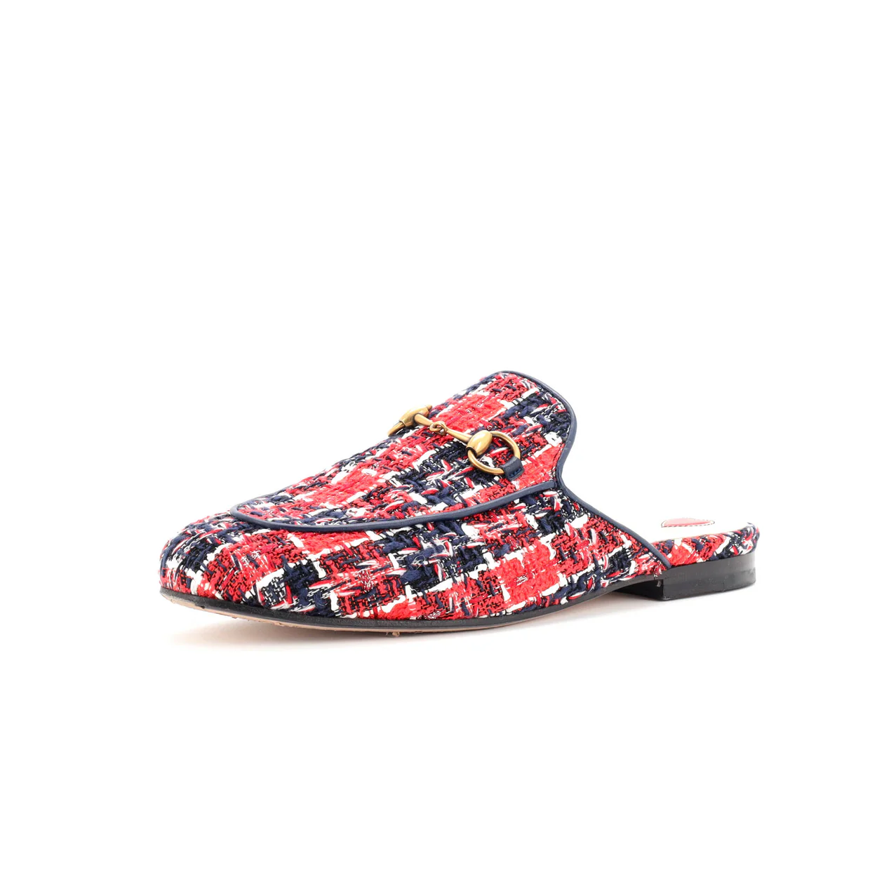 Women's Princetown Mules Tweed - Deep Luxury