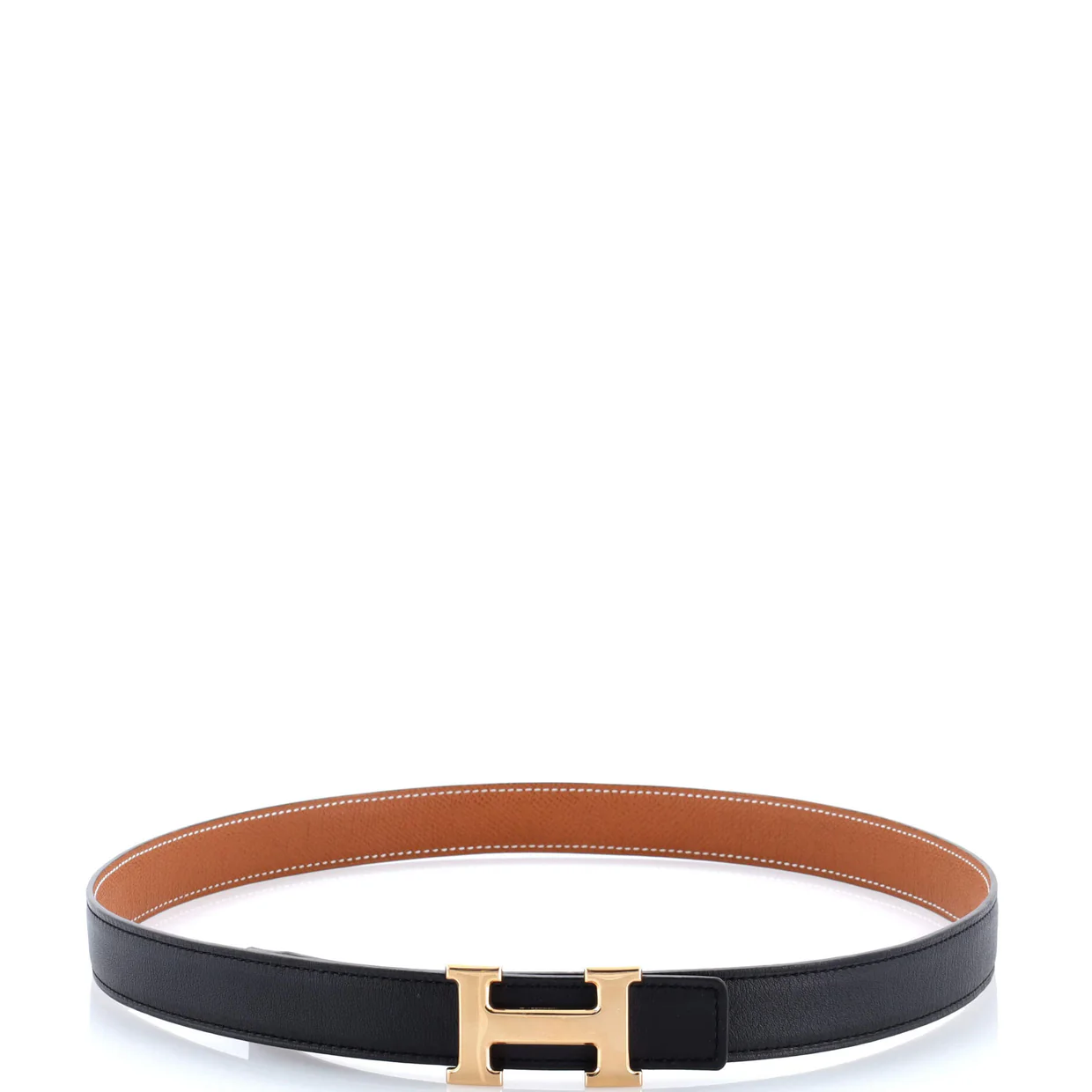 Constance Reversible Belt Leather Thin - Deep Luxury
