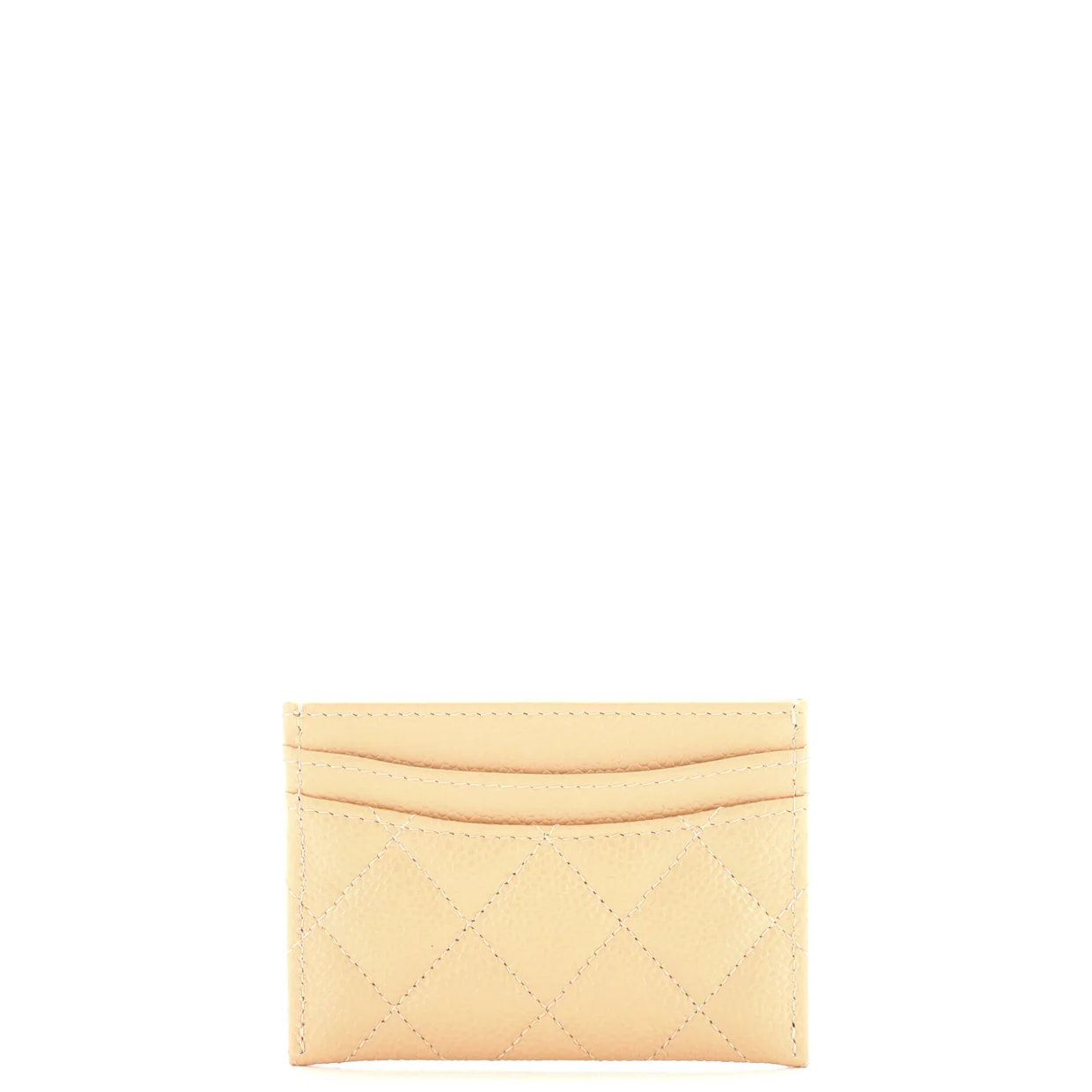 Classic Card Holder Quilted Caviar - Deep Luxury