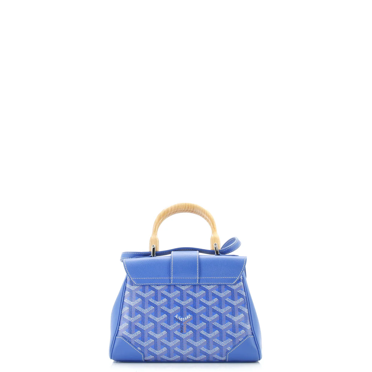 Saigon Top Handle Bag Coated Canvas with Leather Mini - Deep Luxury