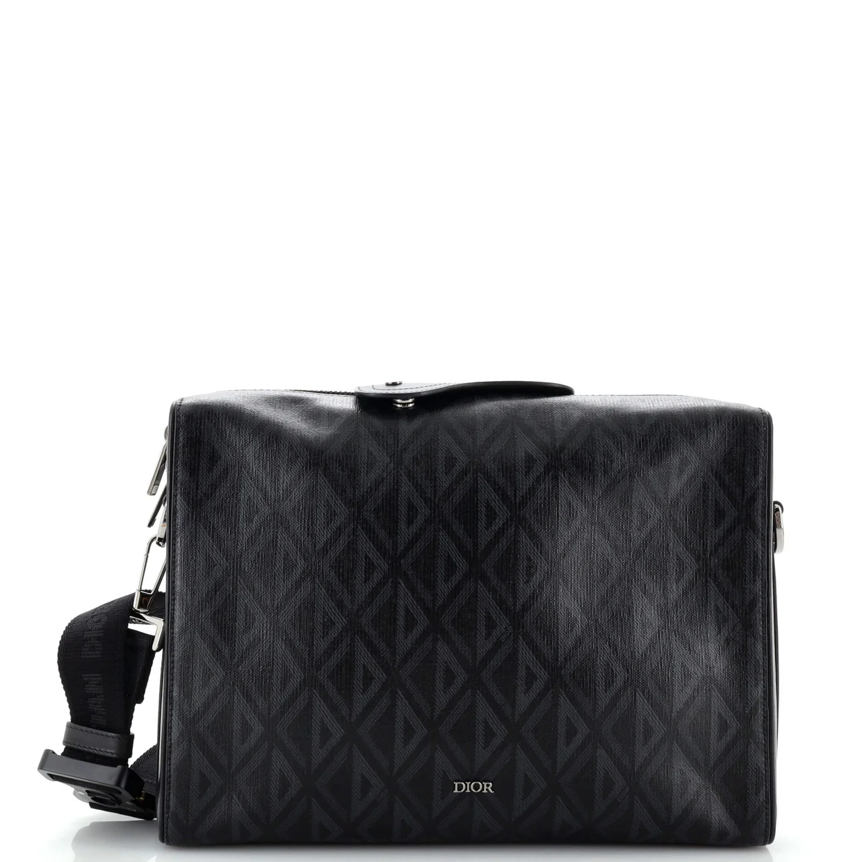 Lingot Briefcase Messenger Bag CD Diamond Coated Canvas - Deep Luxury