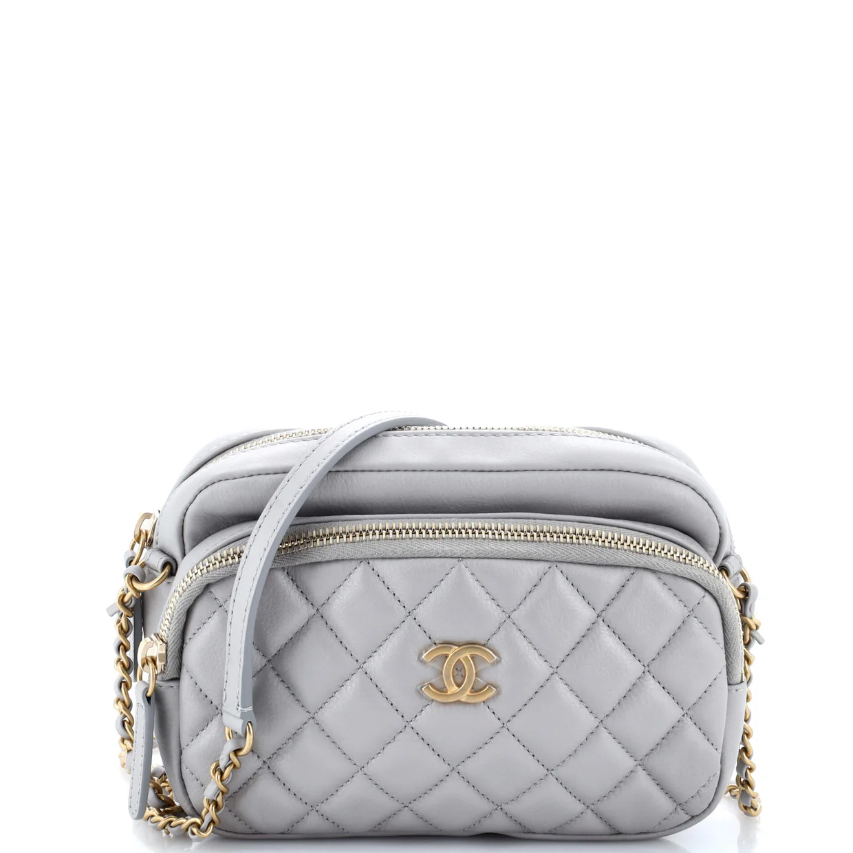 Day Trips Camera Case Bag Quilted Calfskin - Deep Luxury