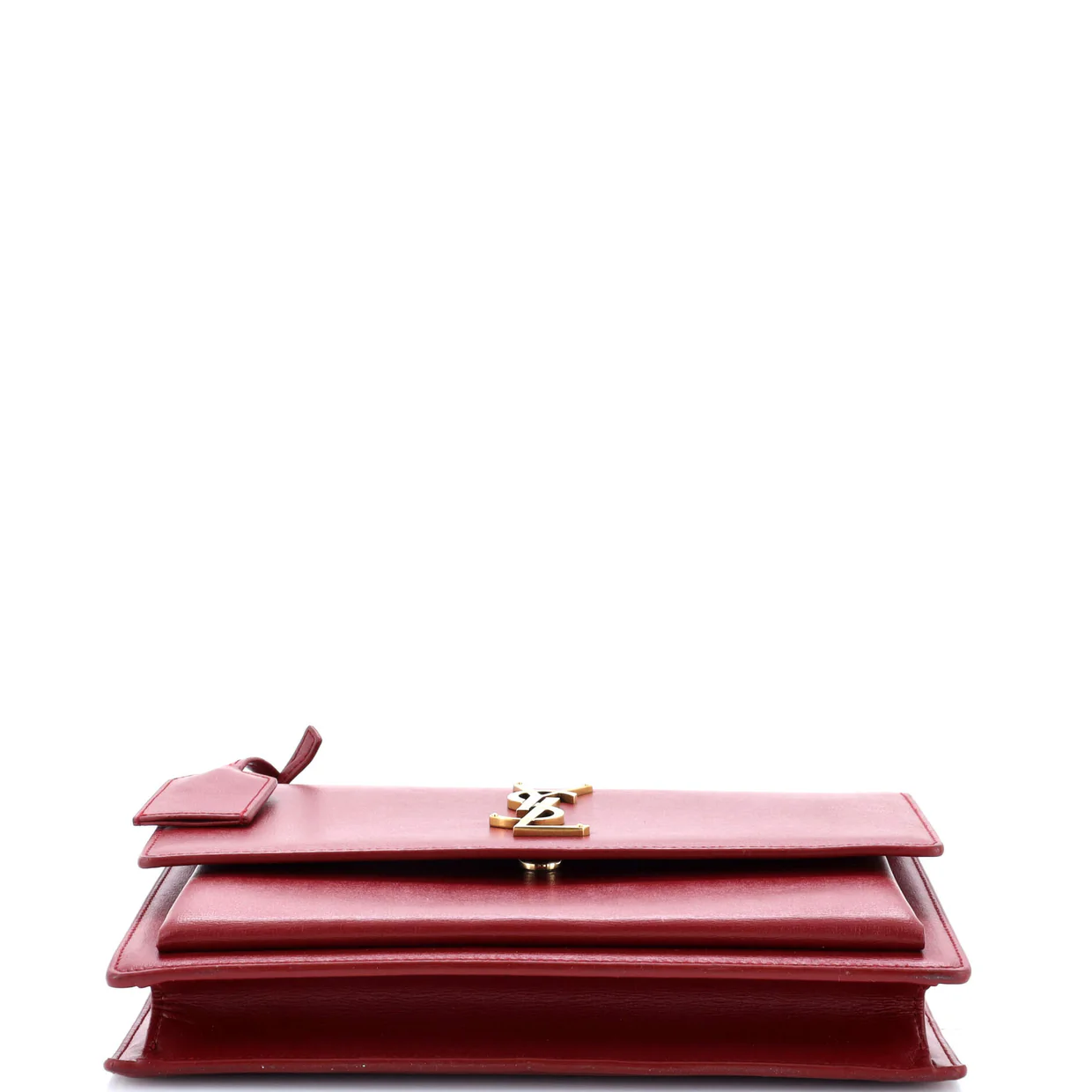Sunset Top Handle Shoulder Bag Leather Medium - Deep Luxury