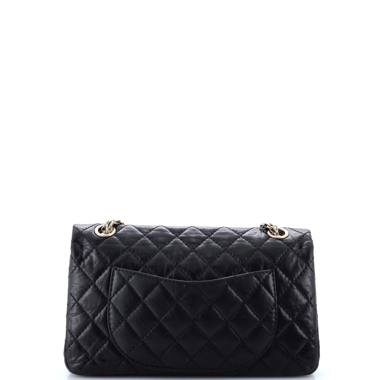 50th Anniversary Reissue 2.55 Flap Bag Quilted Aged Calfskin 225 - Deep Luxury