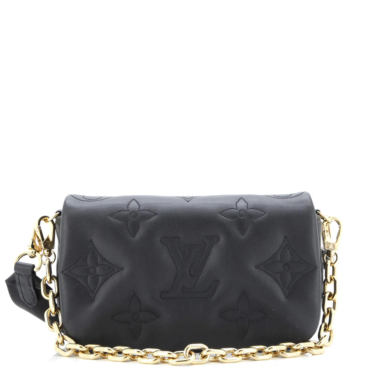 Wallet on Strap Bubblegram Leather - Deep Luxury