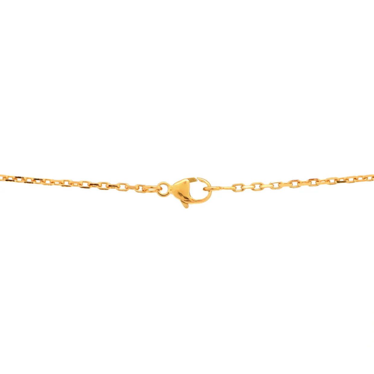 Pop H Pendant Chain Necklace Metal and Enamel - Deep Luxury