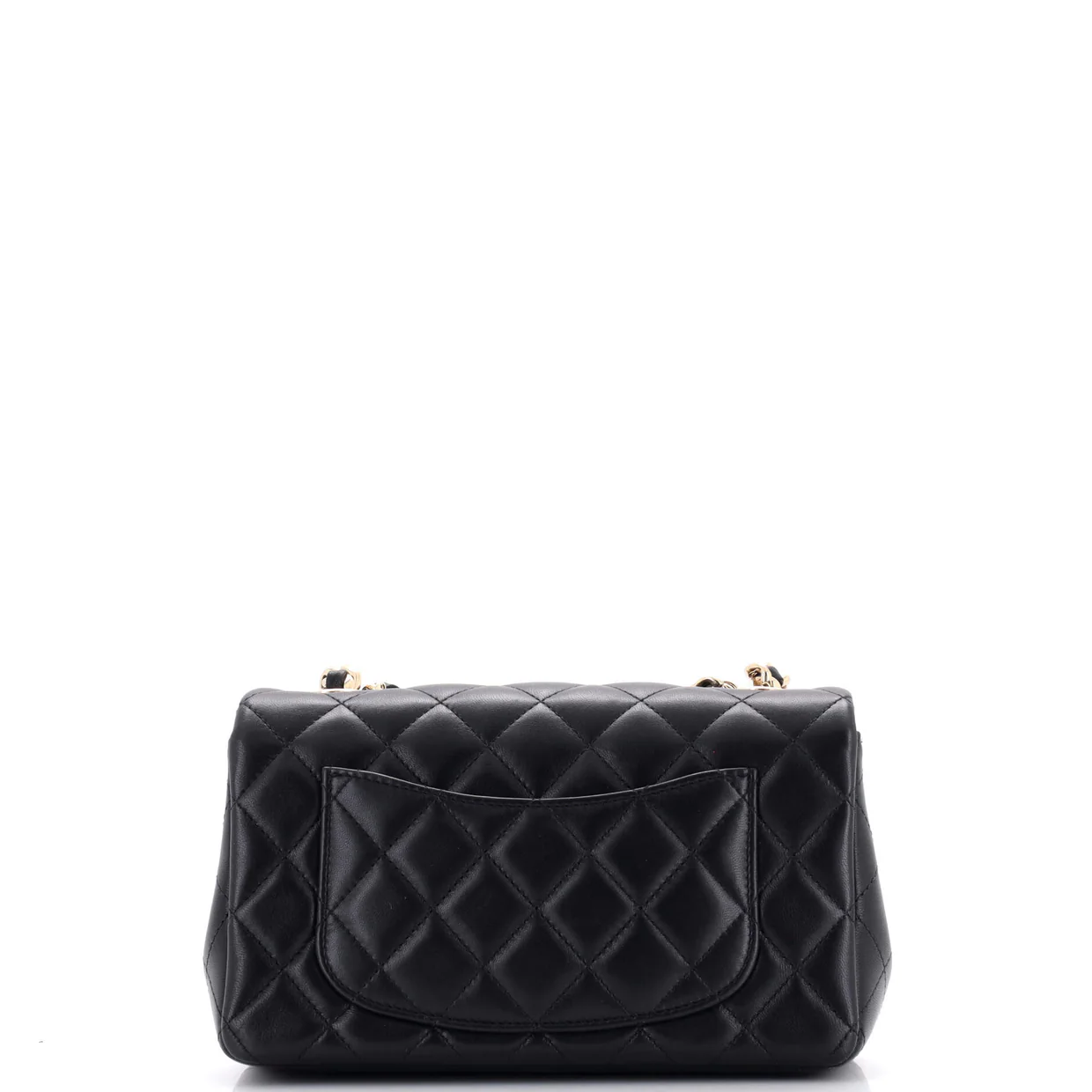 Coco Charms Classic Single Flap Bag Quilted Lambskin Mini - Deep Luxury