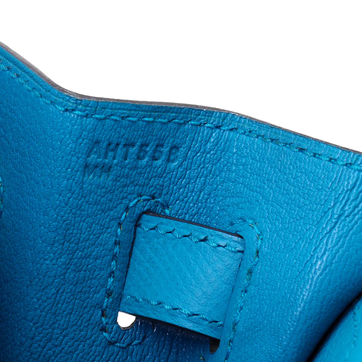 Kelly Handbag Bleu Zanzibar Epsom with Gold Hardware 32 - Deep Luxury