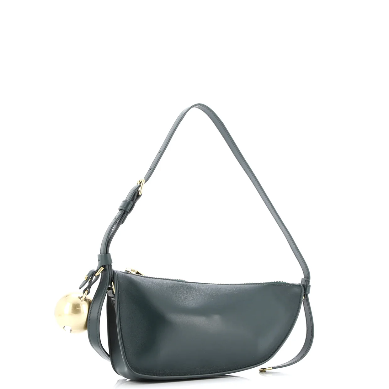 Shield Sling Shoulder Bag Leather Mini - Deep Luxury