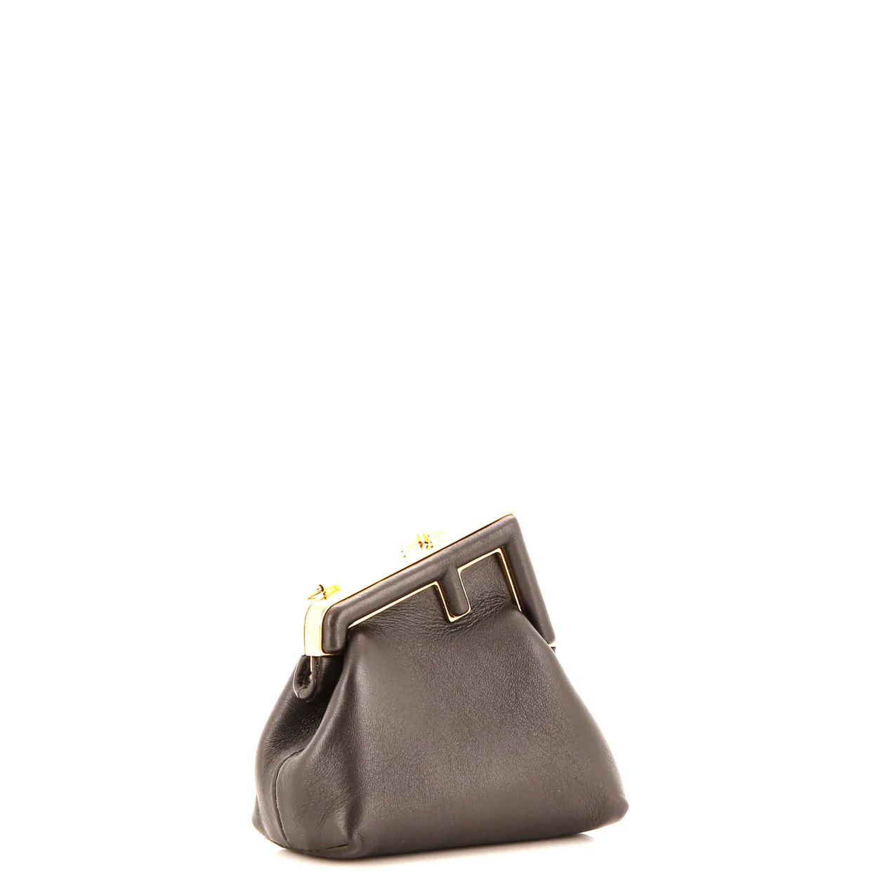 First Charm Crossbody Bag Leather Nano - Deep Luxury