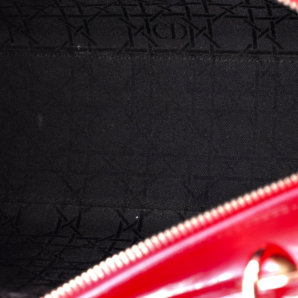 Lady Dior Bag Cannage Quilt Patent Large - Deep Luxury