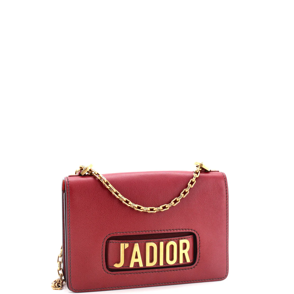 J'Adior Flap Bag Leather Medium - Deep Luxury