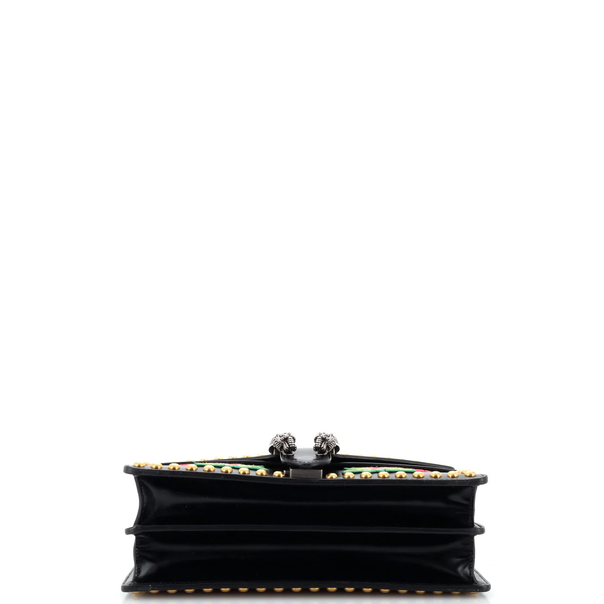 Dionysus Bag Embroidered Studded Leather Small - Deep Luxury