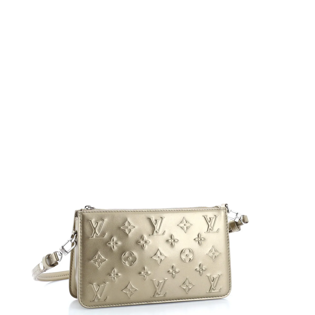 Lexington Pouch Debossed Monogram Leather - Deep Luxury