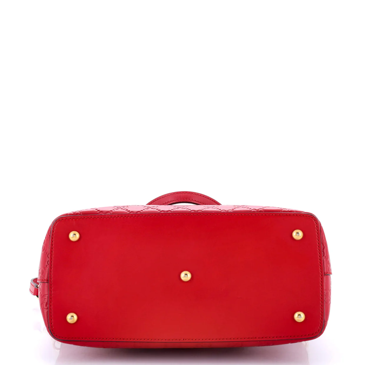 Signature Fold Over Tote Guccissima Leather Medium - Deep Luxury