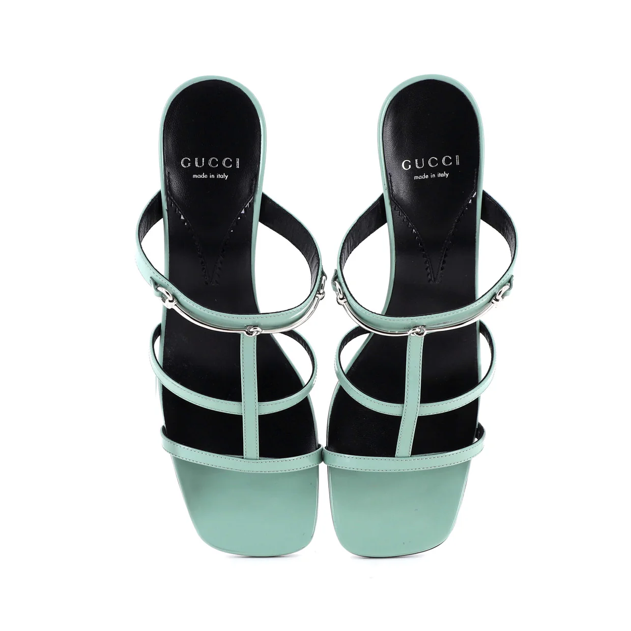 Women's Horsebit Cage Heeled Sandals Leather - Deep Luxury