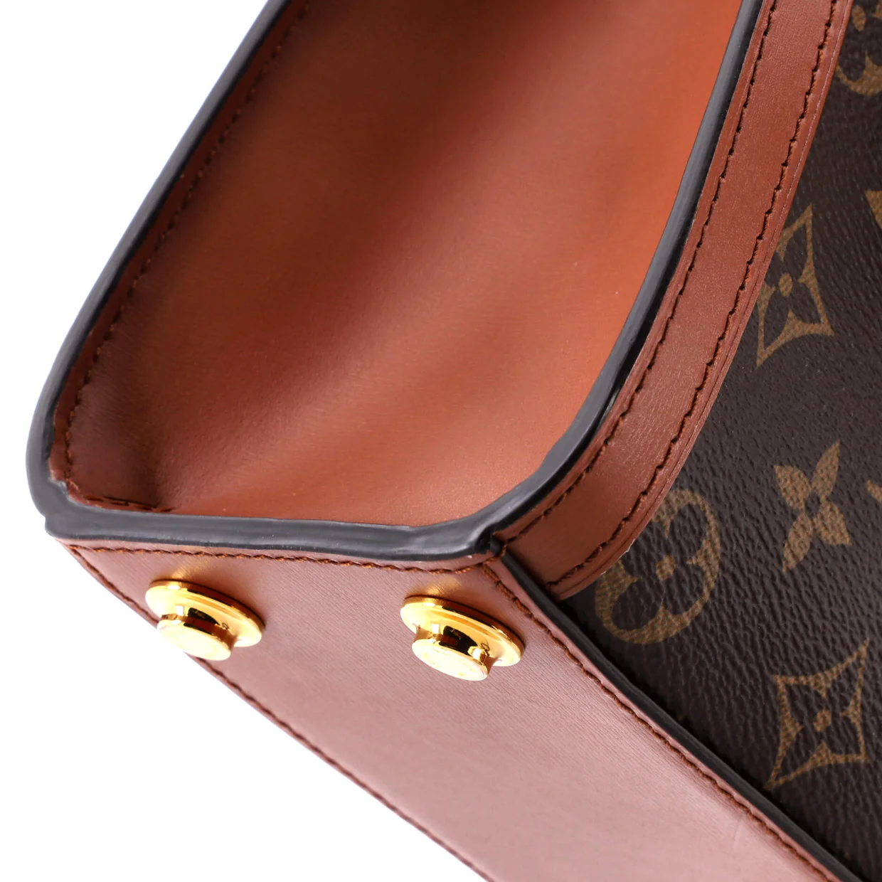 Dauphine Capitale Bag Reverse Monogram Canvas - Deep Luxury