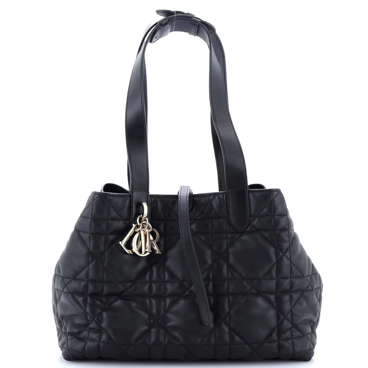 Toujours Tote Bag Macrocannage Quilt Calfskin Medium - Deep Luxury