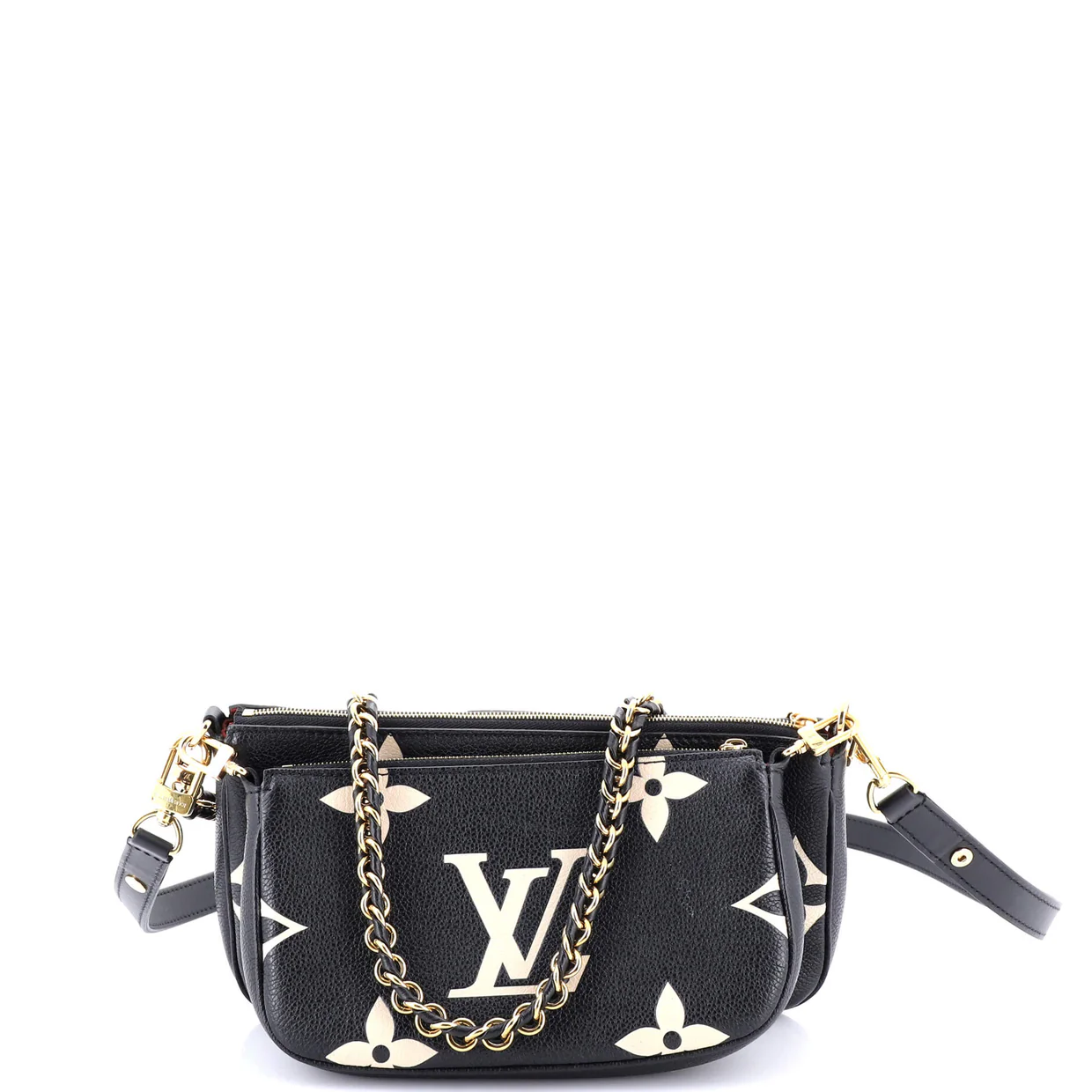 Multi Pochette Accessoires Bicolor Monogram Empreinte Giant - Deep Luxury