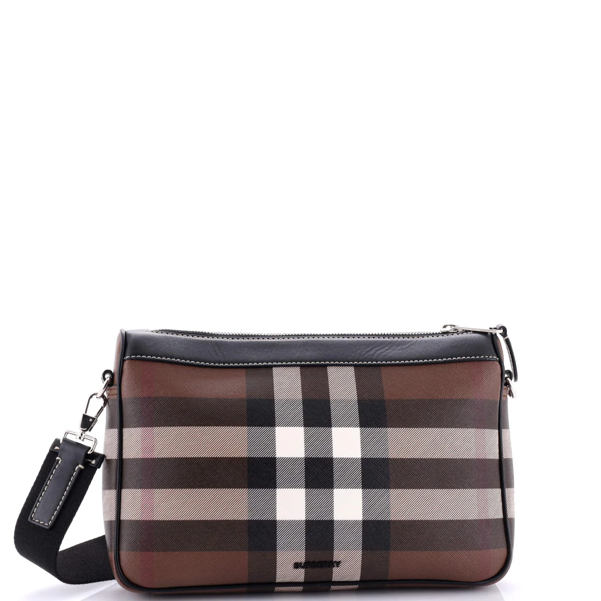 Rambler Messenger Bag Check E-Canvas - Deep Luxury