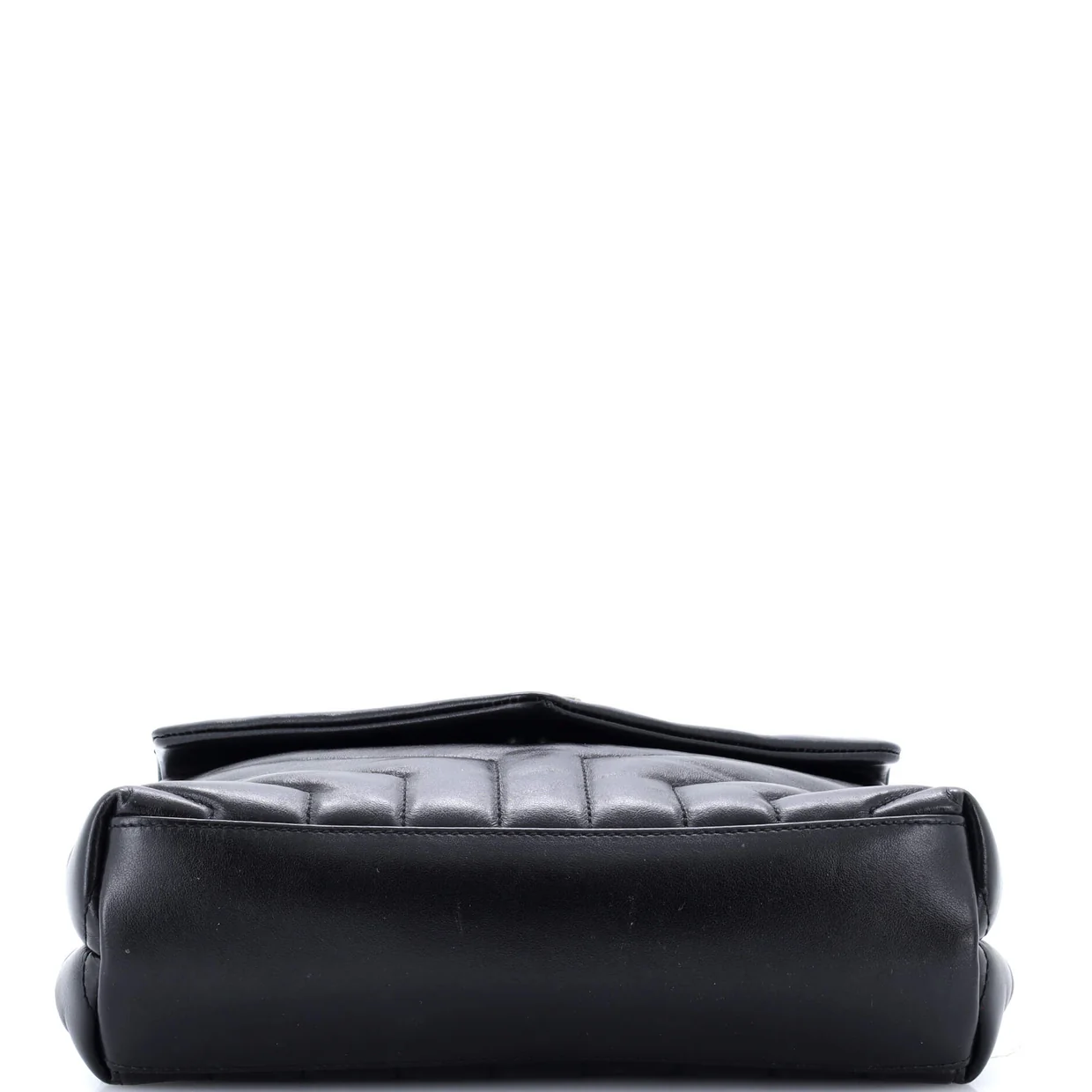 Loulou Shoulder Bag Matelasse Chevron Leather Small - Deep Luxury