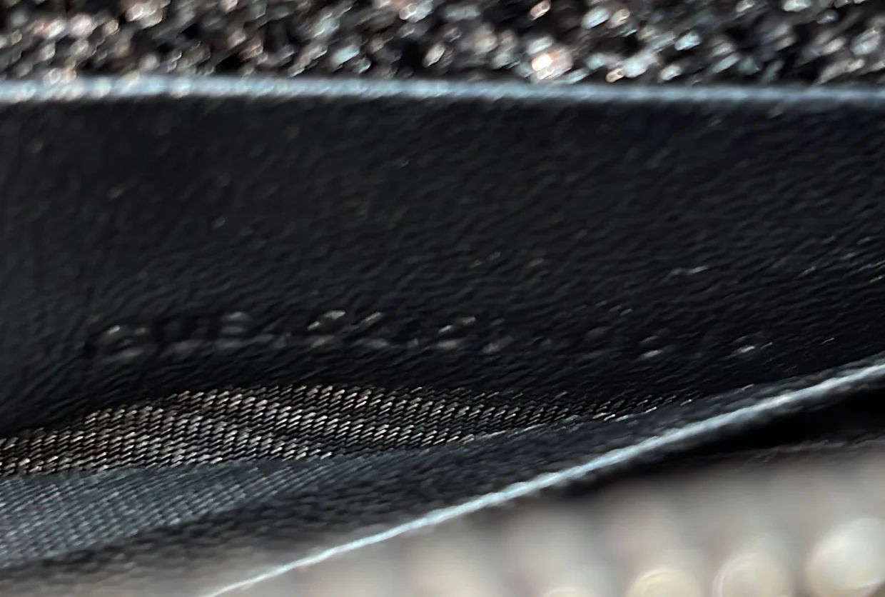 Classic Monogram Tassel Chain Wallet Glitter - Deep Luxury