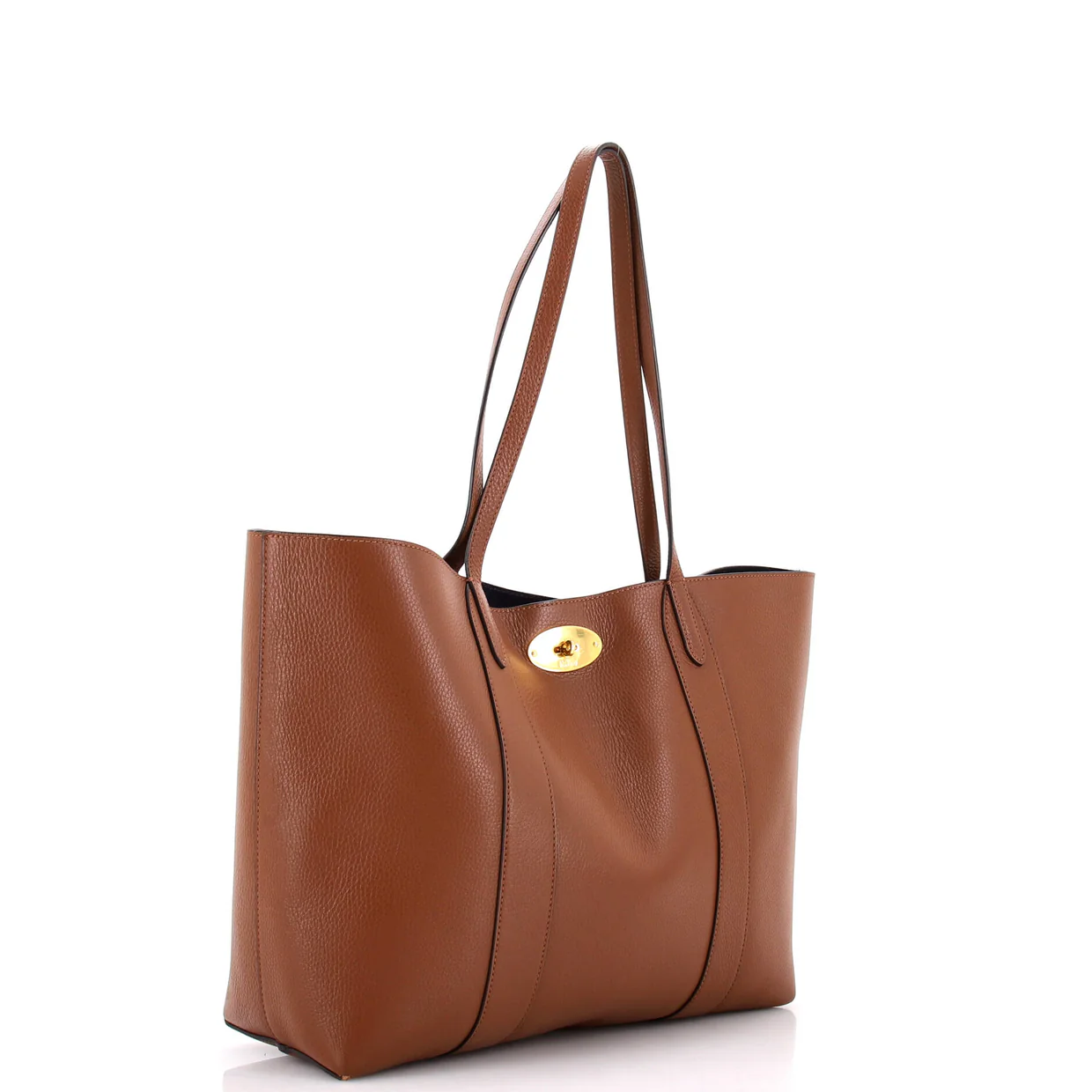 Bayswater Shopper Tote Leather Small - Deep Luxury
