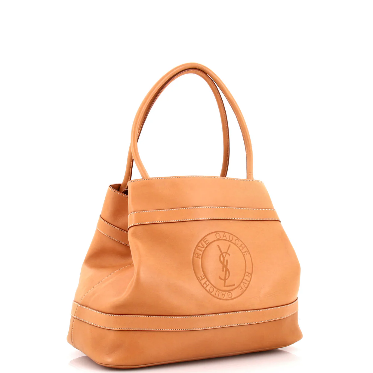 Rive Gauche Tote Bag Leather Large - Deep Luxury