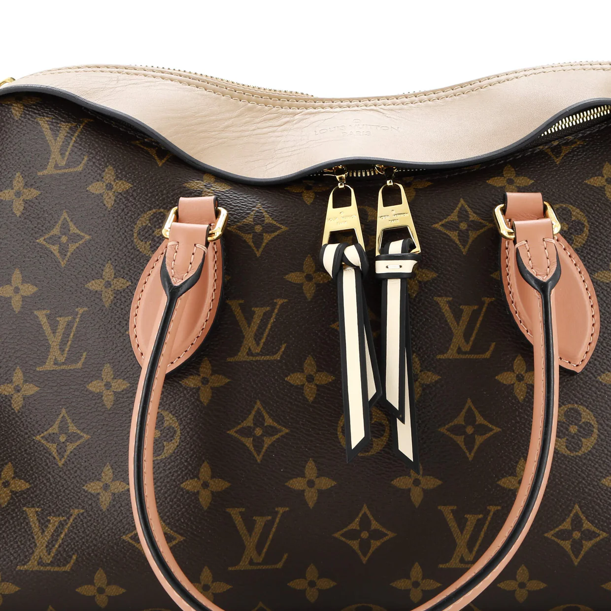 Tuileries Handbag Monogram Canvas with Leather - Deep Luxury