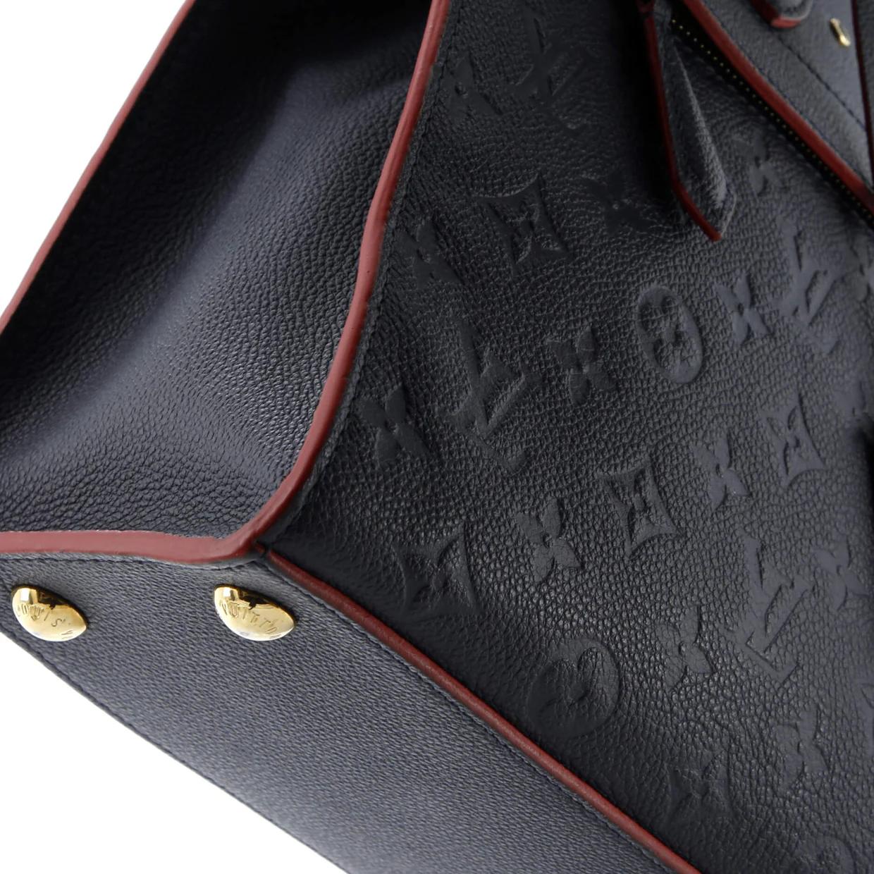 Pont Neuf Handbag Monogram Empreinte Leather MM - Deep Luxury