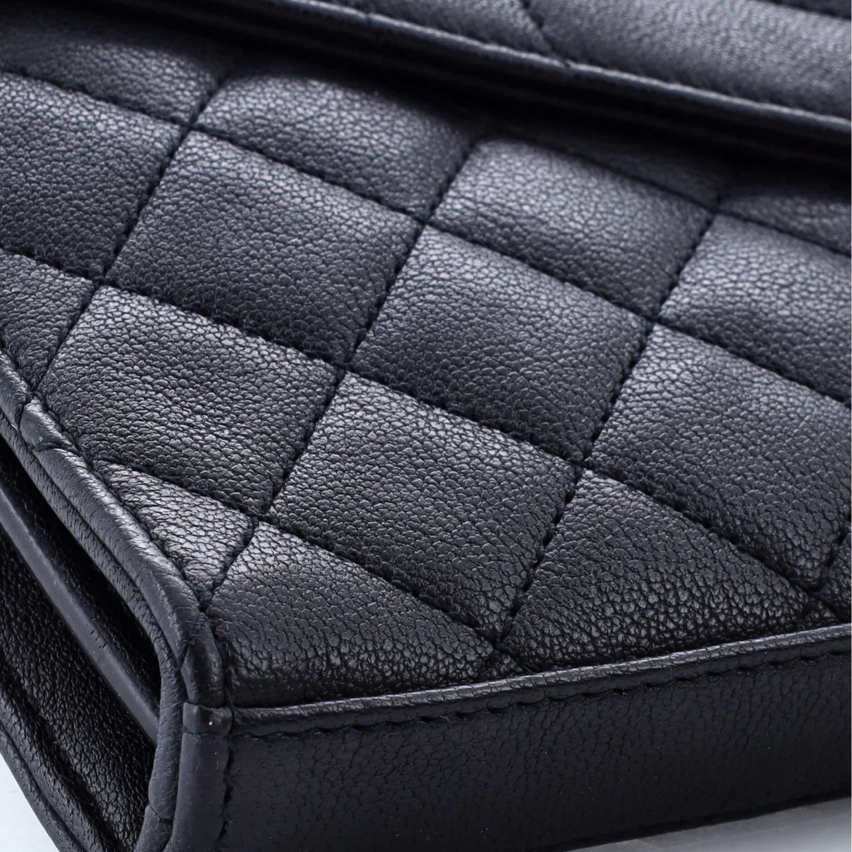 Classic Monogram Chain Wallet Mixed Matelasse Leather Medium - Deep Luxury