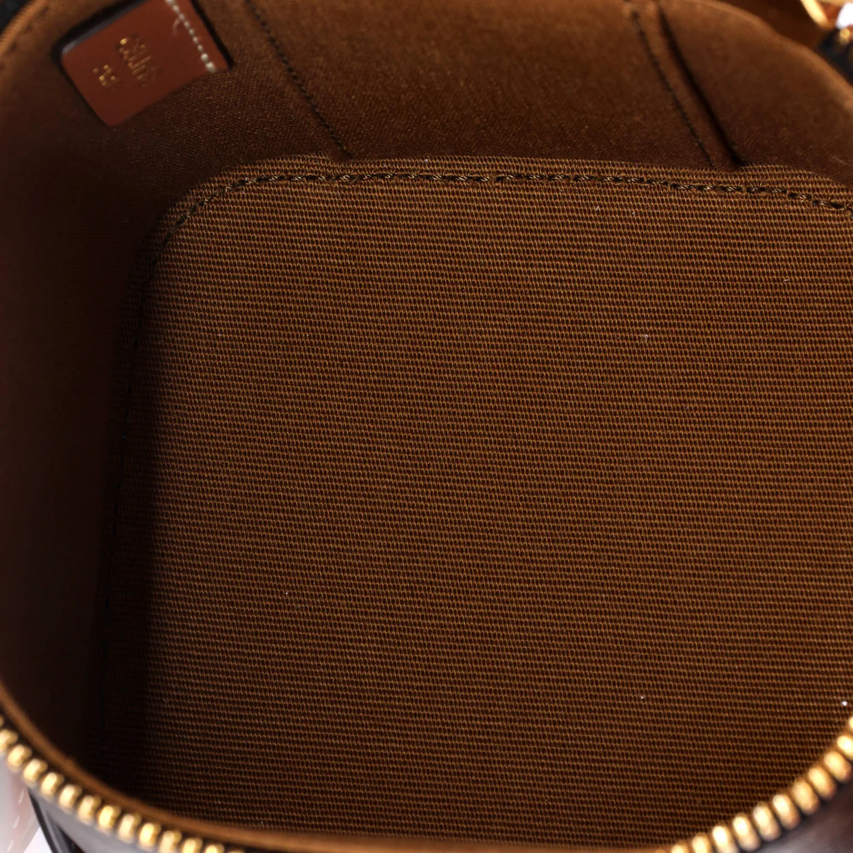 Top Handle Square Vanity Case Triomphe Coated Canvas Mini - Deep Luxury