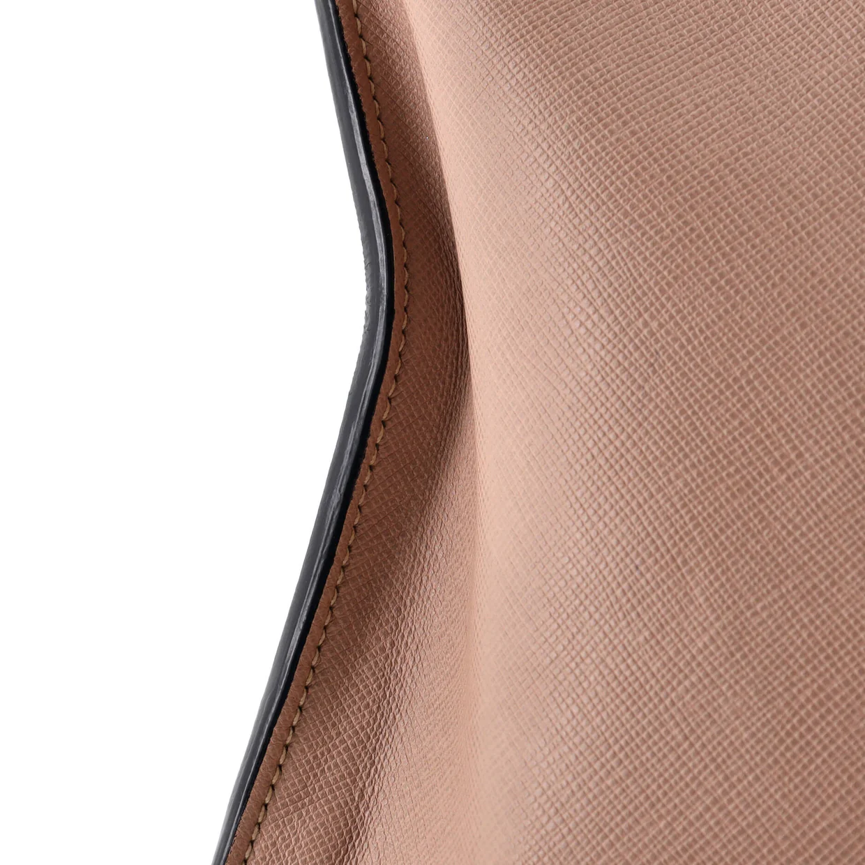 Soft Triple Pocket Convertible Tote Saffiano Leather - Deep Luxury