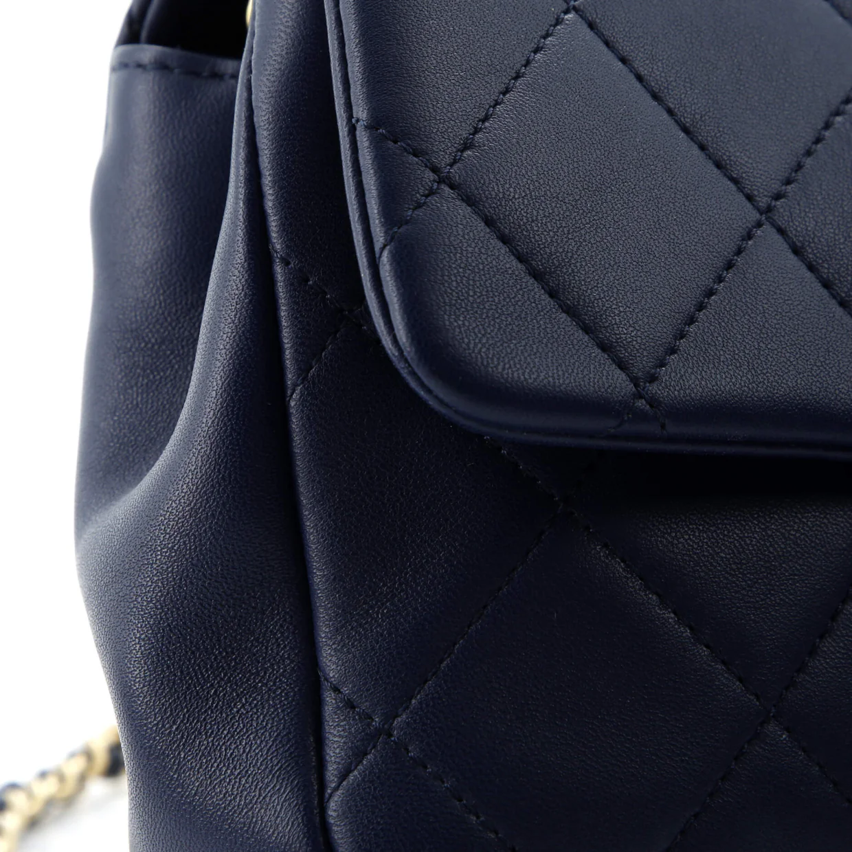 In The Loop Flap Bag Quilted Lambskin Medium - Deep Luxury