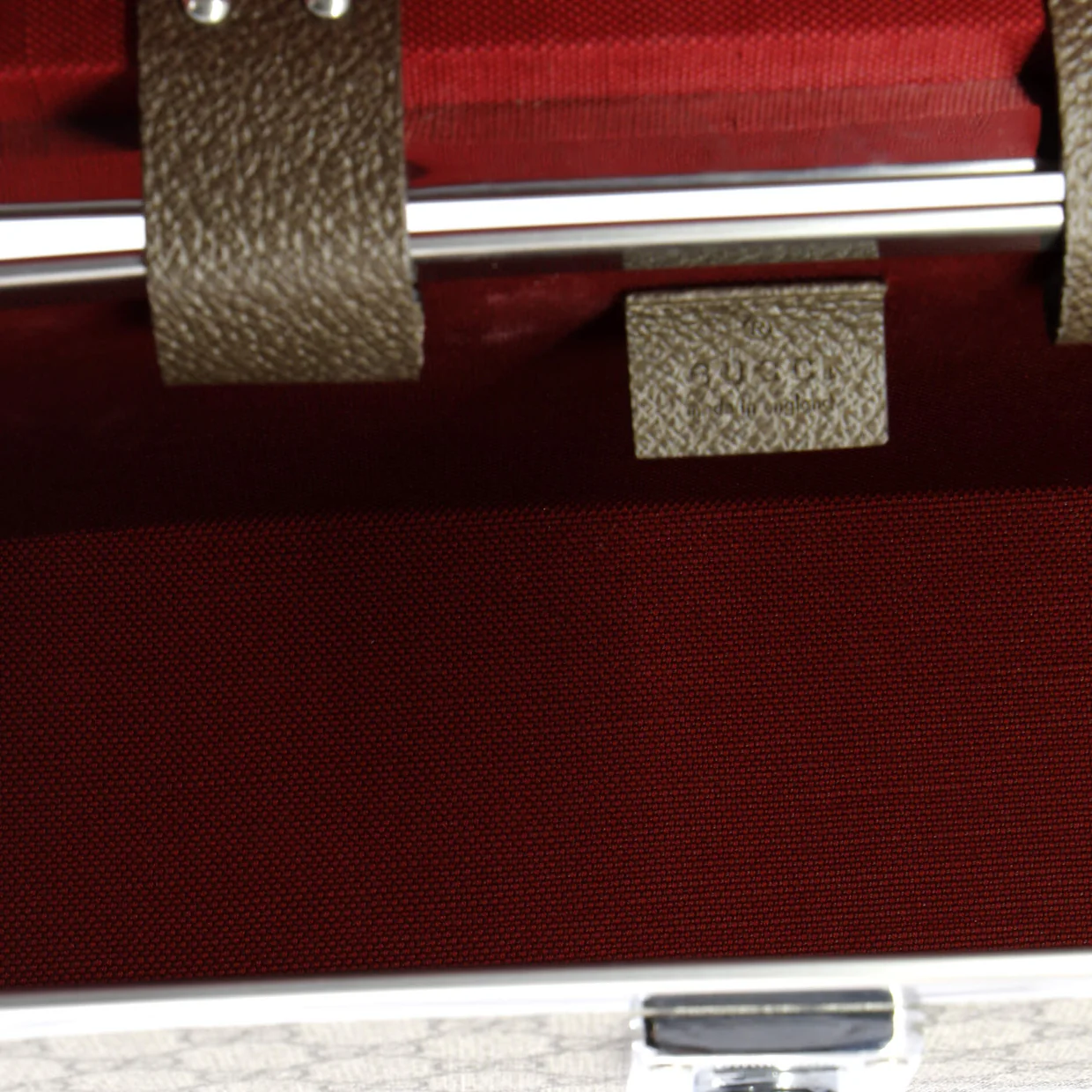 Bamboo Globe-Trotter Vanity Case GG Coated Canvas - Deep Luxury