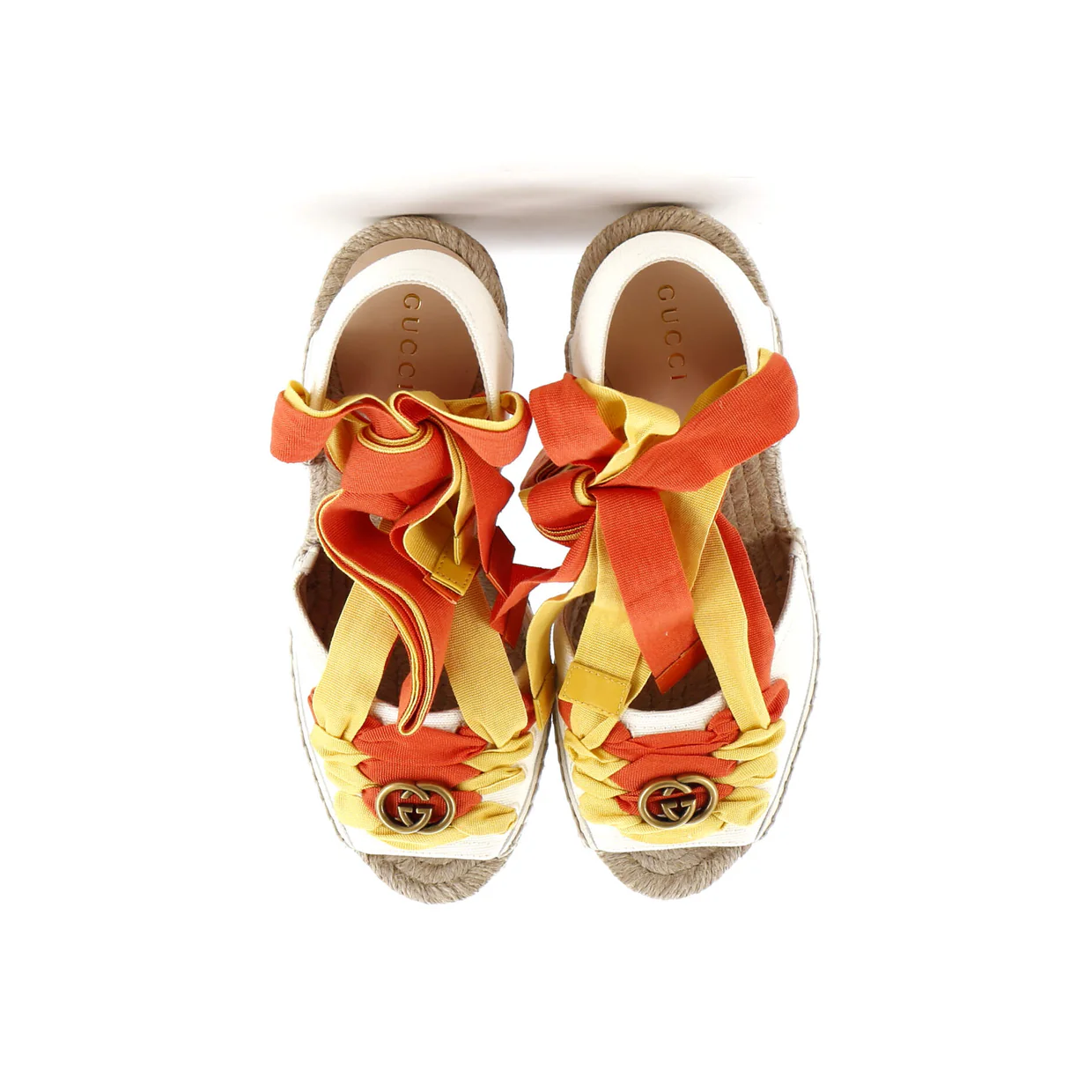 Women's GG Wedge Espadrilles Canvas - Deep Luxury