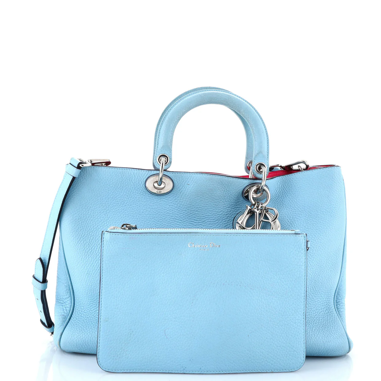Diorissimo Tote Pebbled Leather Large - Deep Luxury