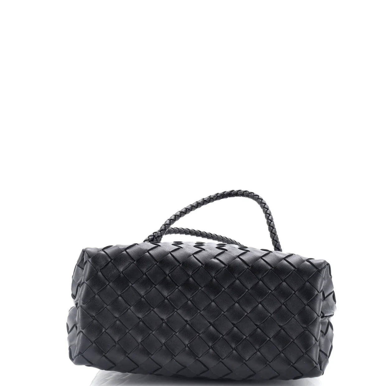 Andiamo Top Handle Bag Intrecciato Nappa Small - Deep Luxury