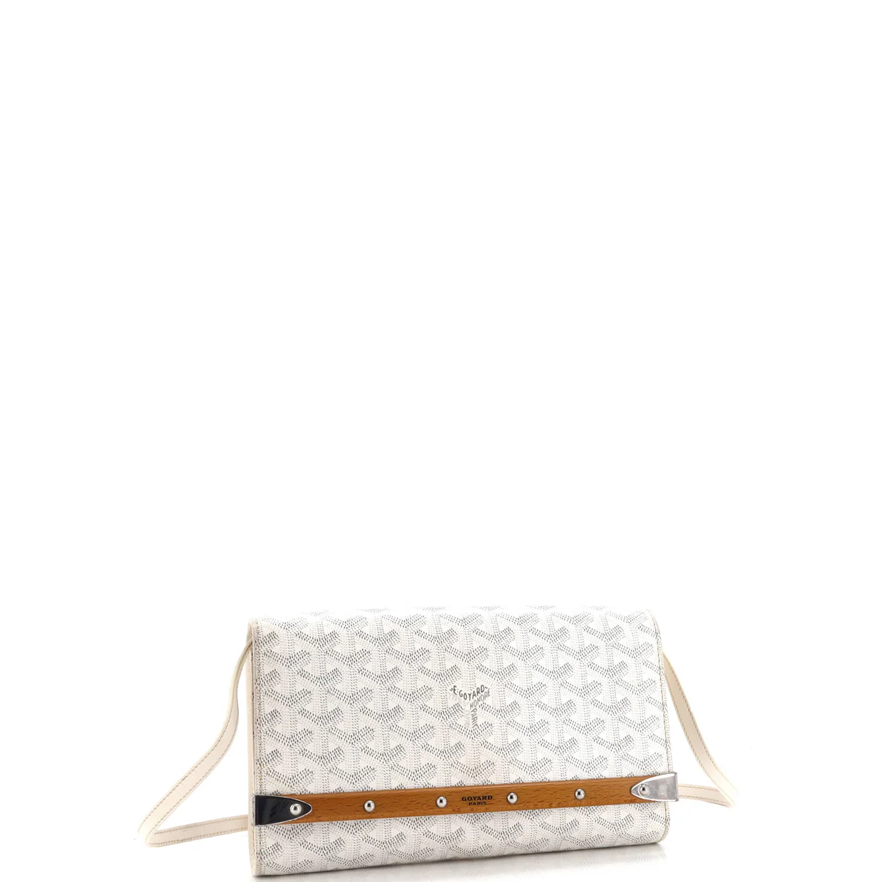 Monte Carlo Clutch with Strap Coated Canvas PM - Deep Luxury