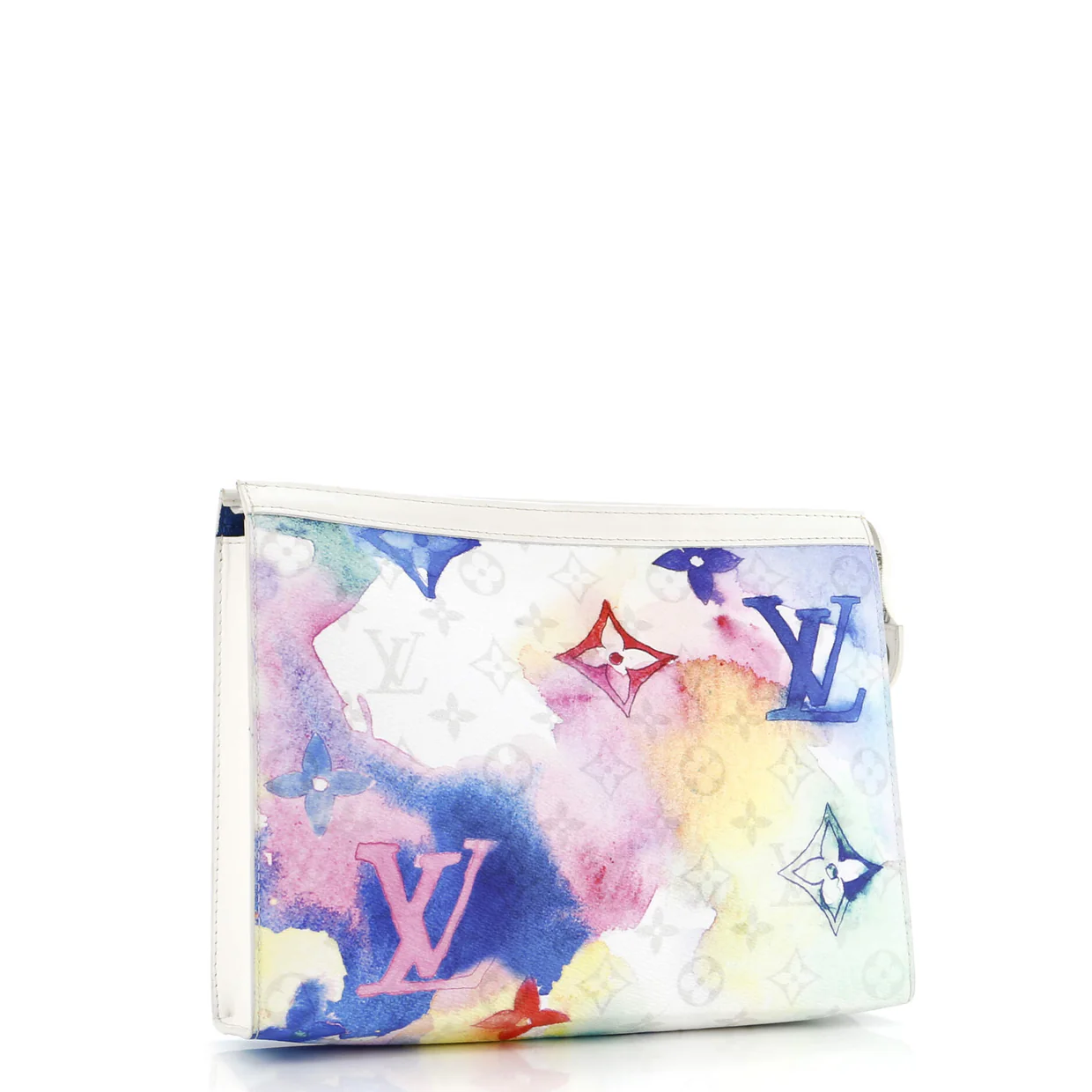 Pochette Voyage Limited Edition Monogram Watercolor Canvas MM - Deep Luxury