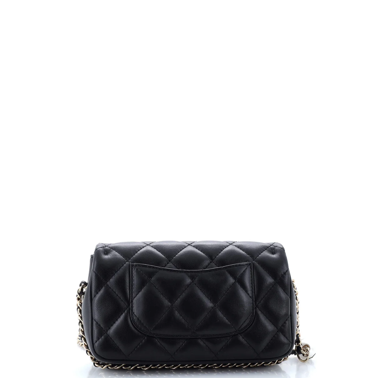 My Precious Pearls Chain Flap Bag Quilted Lambskin Small - Deep Luxury