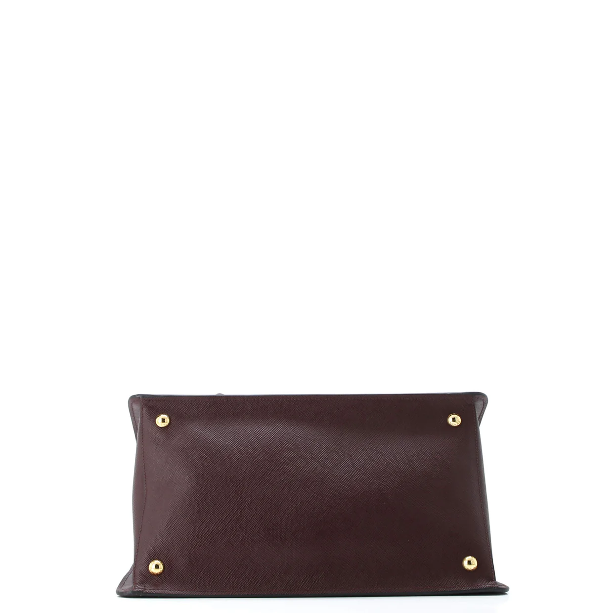 Cuir Double Zip Tote Saffiano Leather Medium - Deep Luxury