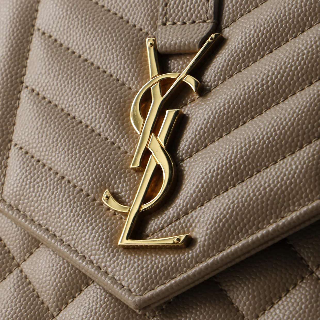 Classic Monogram Chain Wallet Mixed Matelasse Leather Medium - Deep Luxury