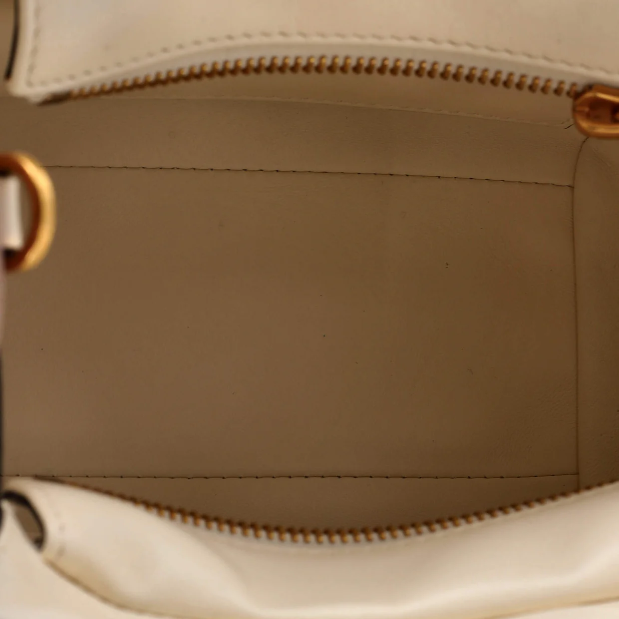 One Stud Top Handle Bag Leather Small - Deep Luxury