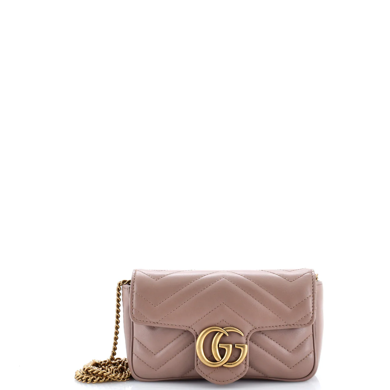 GG Marmont Flap Bag Matelasse Leather Super Mini - Deep Luxury
