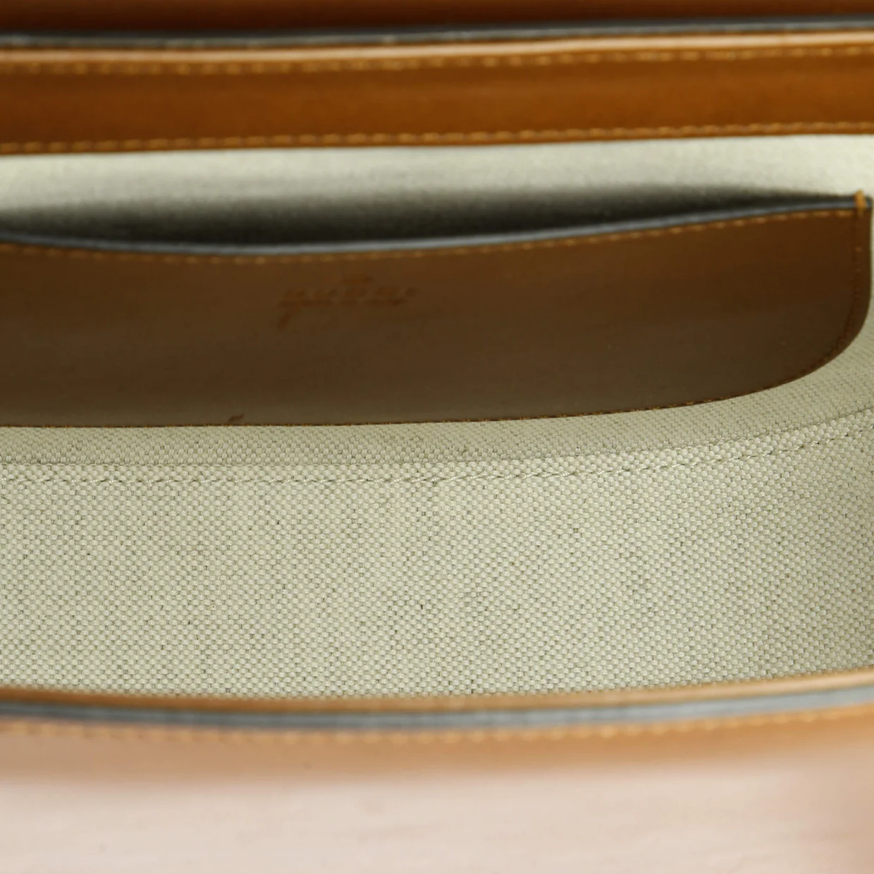 Charisma Flap Shoulder Bag Logo Embossed Leather with Braided Detail - Deep Luxury